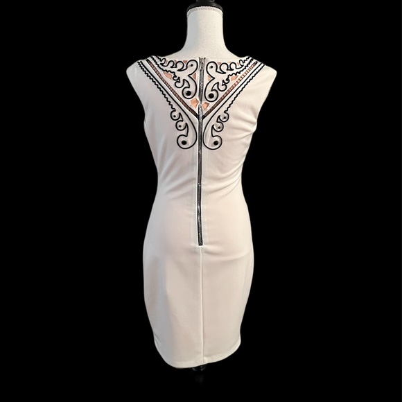 JAX Laser Cut Detail Dress-Size 4 - Picture 2 of 9